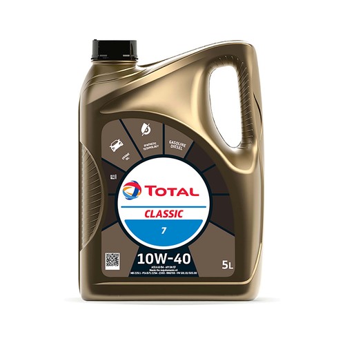 Lubricante semisintético para motores de gasolina o diésel, 10W40, 5 litros, CLASSIC QUARTZ.