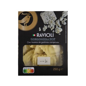 Imagen de ALCAMPO GOURMET Raviolis de pasta fresca al huevo rellenos de queso DOP Gorogonzola ALCAMPO GOURMET 250 g.