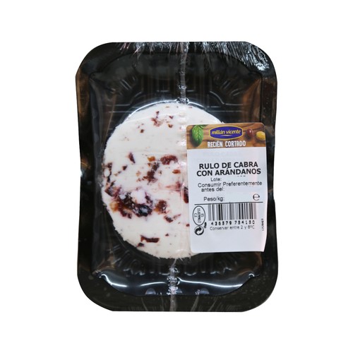 MILLÁN VICENTE Queso rulo de cabra con arándanos