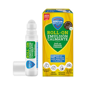 Imagen de PERFUM PROTECT Roll on con emulsión calmante, ideal para pieles irritadas por insectos y plantas PERFUM PROTECT 15 ml.