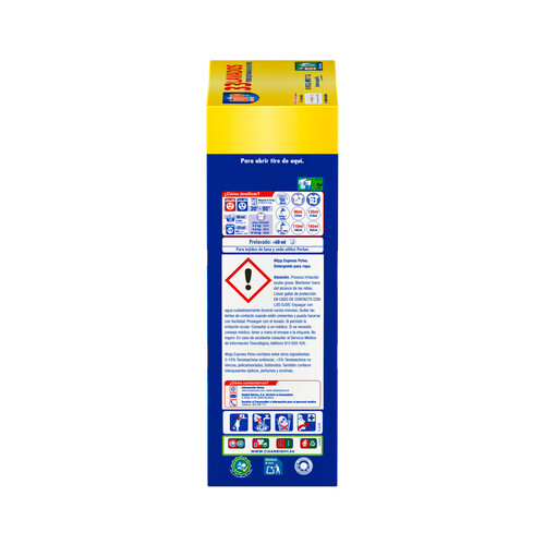 WIPP EXPRESS Detergente en polvo WIPP EXPRESS 33 dosis.