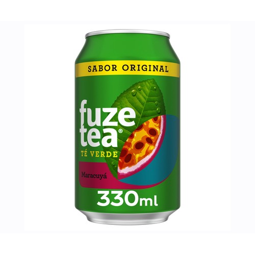FUZE TEA Refresco de té verde maracuyá lata 33 cl.