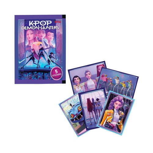 K-POP Demon Hunters, Sobre 5 stickers, BIZAK.