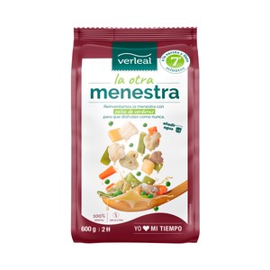 VEREAL Menestra de verduras con salsa de verduras 600 g.