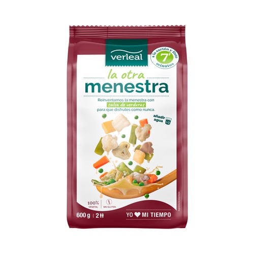VEREAL Menestra de verduras con salsa de verduras 600 g.
