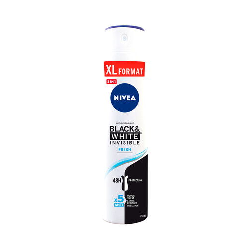 NIVEA Desodorante en spray para mujer con acción anti manchas NIVEA Invisible fresh 250 ml.