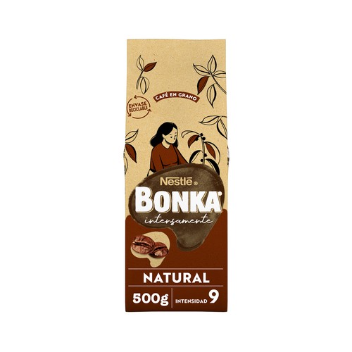 Imagen de Café en grano natural BONKA de NESTLÉ 500 g.