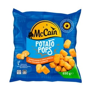 McCAIN Pops de patata rallada, prefritos y ultracongelados 650 g.