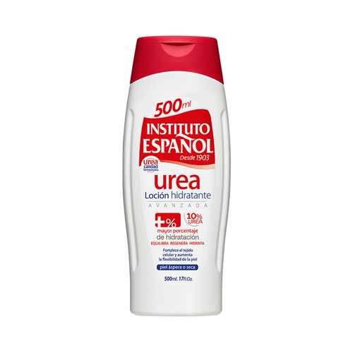 INSTITUTO ESPAÑOL Urea Loción corporal hidratante para piel áspera o seca 500 ml.
