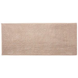 Imagen de Alfombra de baño de chenilla color biege, 50x120cm., 900g/m² ATUEL.