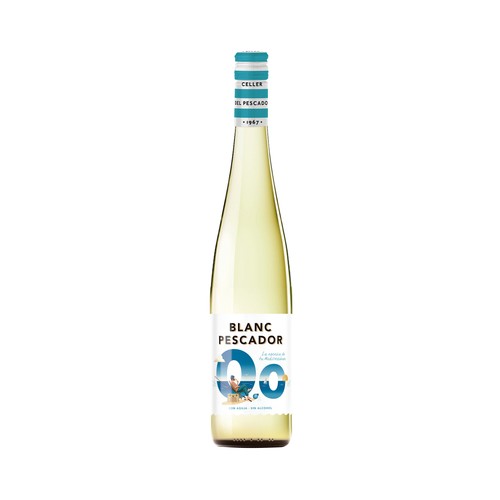 BLANC PESCADOR 0.0 Blanco frizzante 0.0% alcohol botella 75 cl.