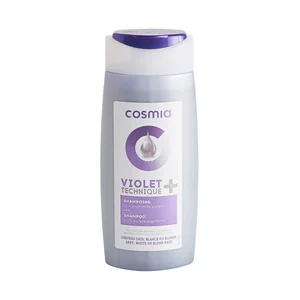 COSMIA Champú para cabellos blancos, canosos o rubios COSMIA Violet technique + 250 ml.