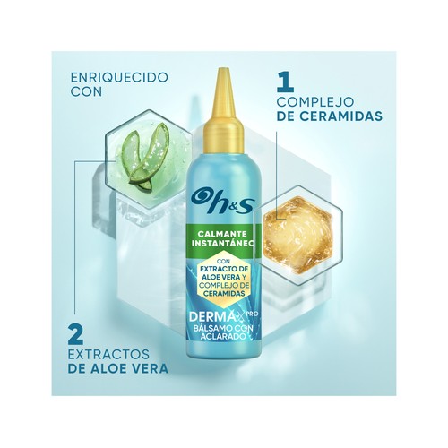 H&S Derma xpro Bálsamo capilar calmante, con aclarado, para cabellos secos y/o  con picores 145 ml