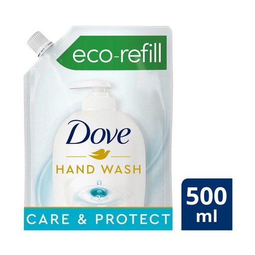 DOVE Recambio de jabón de manos líquido con textura crema y acción hidratante 500 ml.