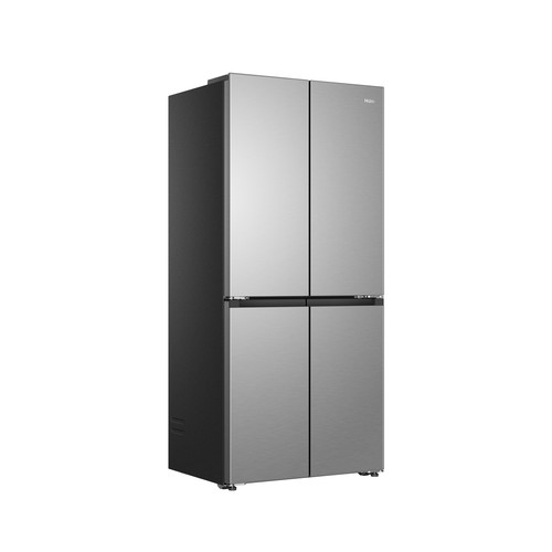 Frigorífico americano 18 cm HAIER HCR58S18DNMM INOX, no frost,  clasificación energética: D, H: 185cm, A: 83cm, F: 63,7cm, capacidad total: 523L