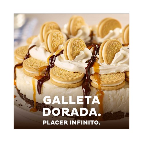 OREO Galletas Golden rellenas de crema de vainilla 154 g.