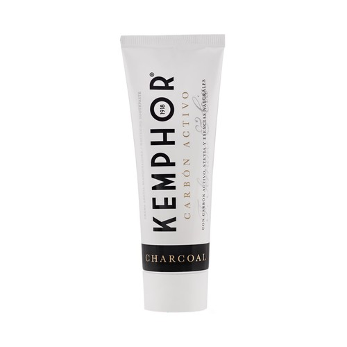 KEMPHOR Charcoal Pasta de dientes con acción blanqueadora 75 ml.