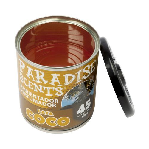 Ambientador coche en gel con aroma coco, PARADISE SCENTS