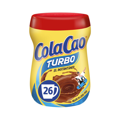 COLACAO TURBO Cacao en polvo instantáneo 375 g.