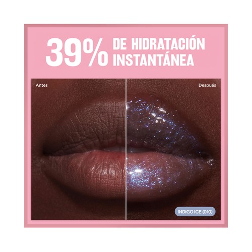 REVLON Super lustrous glimmer tono glossrose Brillo de labios con efecto multidimensional.