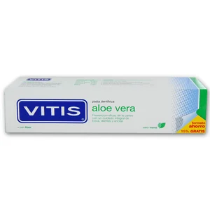 VITIS Pasta de dientes con aloe vera y flúor, especial para prevenir la caries VITIS 150 ml.