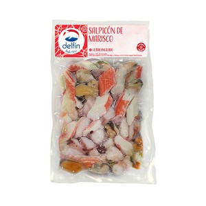 DELFÍN Salpicón de marisco ultracongelado y envasado al vacio DELFÍN 270 g.