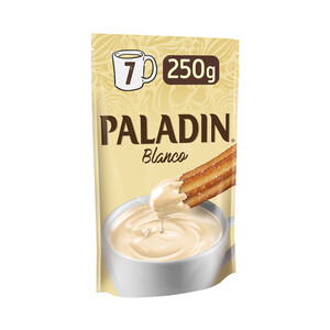 Imagen de PALADIN Cacao a la taza instantáneo, sabor chocolate blanco PALADÍN 250 g.