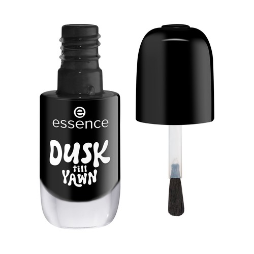 ESSENCE tono 45 Dusk till yawn negro puro Esmalte de uñas en gel de larga duración.