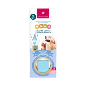 CRISTALINAS Varillas absorbe olores mascotas, Aire Fresco CRISTALINAS 30 ml.