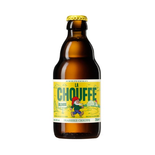 Cerveza de importación Belga LA CHOUFFE 33 cl.