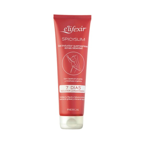 E"LIFEXIR Gel inductor quemagrasas, específico zonas rebeldes E´LIFEXIR Spicyslim 150 ml.