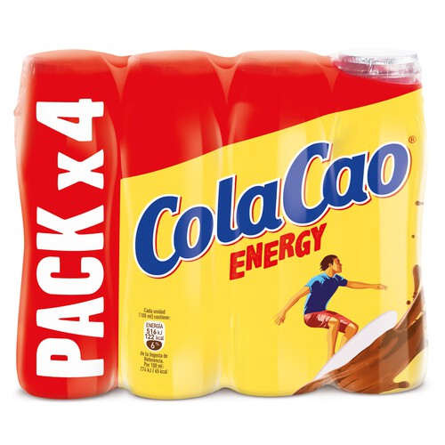 COLACAO Batidos cacao energy 4x188 ml.