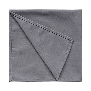 Imagen de Servilleta lisa 100% poliester, color gris 40x40cm, ACTUEL.