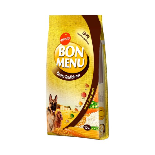 BON MENU Comida para perro, receta Tradicional BON MENU 15 kg.