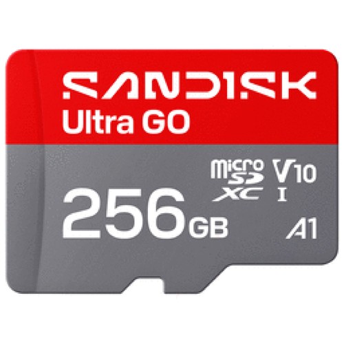 Tarjeta microSDXC 256GB SANDISK Ultra Go, Uhs-i Clase 10.