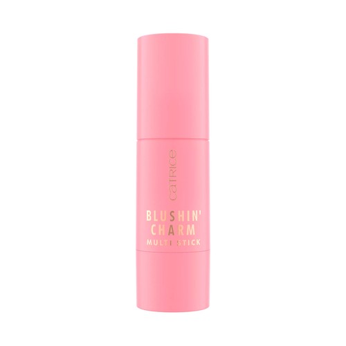 CATRICE Blushin´charm tono 040 Sparkle lover Stick en crema cremoso y ligero tono rosa claro shimmer dorado.