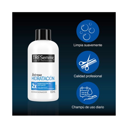 TRESEMMÉ Acondicionador hidratante para cabellos secos o dañados 100 ml.