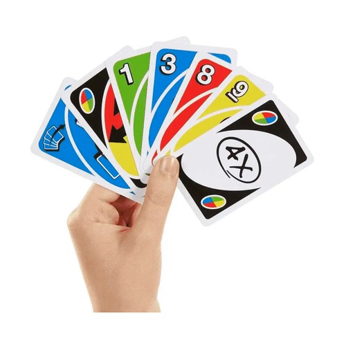 UNO Extreme, Juego de cartas +7 Años, MATTEL