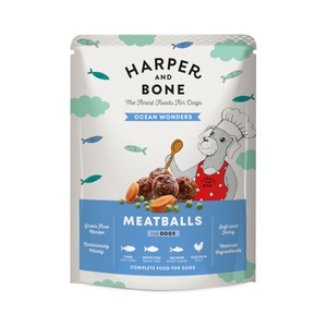 HARPER AND BONE Albóndigas de pescado y pollo para perro. Bolsa de 300 g.