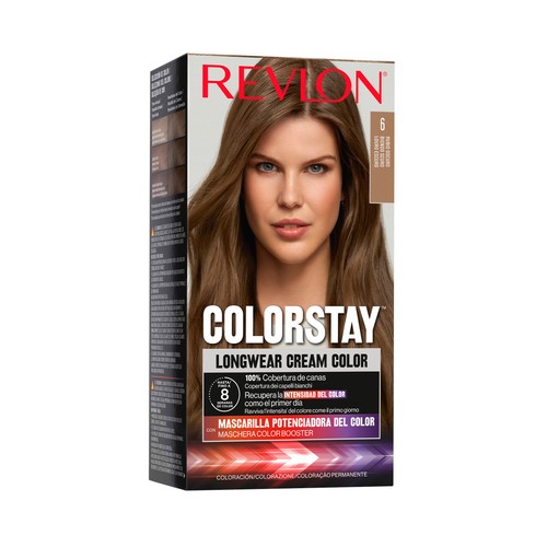 REVLON Colorstay Coloración permanente tono 6 Rubio oscuro.