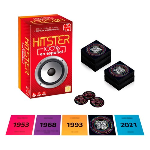 Hitster 100% Música Española, Juego de mesa musical +16 Años, JUMBO