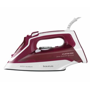 Plancha de vapor TAURUS Atlantida 3000, suela cerámica, potencia 3000W.