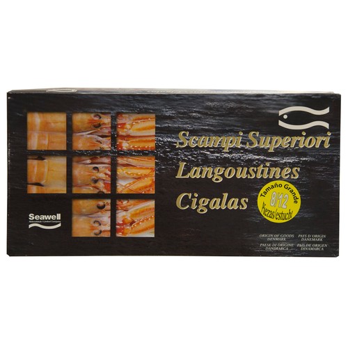 SEAWELL Cigalas grandes 8/12 crudas y ultracongeladas SEAWELL
