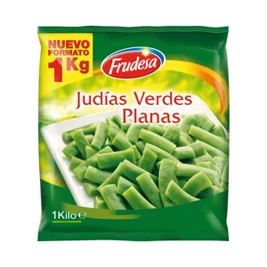 FRUDESA Judias verdes planas ultracongeladas FRUDESA 1 kg.