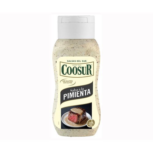 COOSUR Salsa a la pimienta 300 ml.