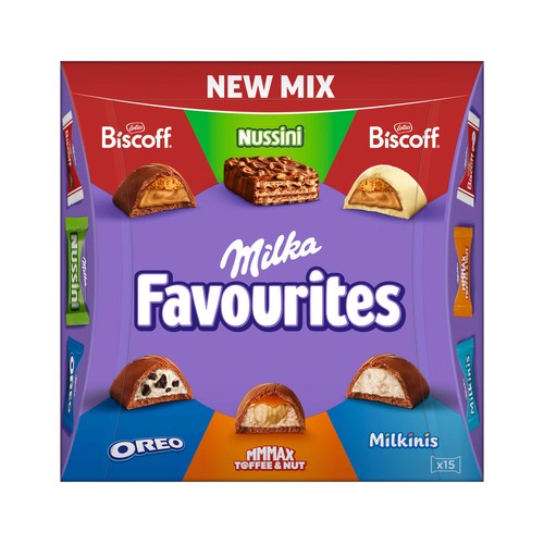 MILKA Bombones caja mixta favoritos 140 g.
