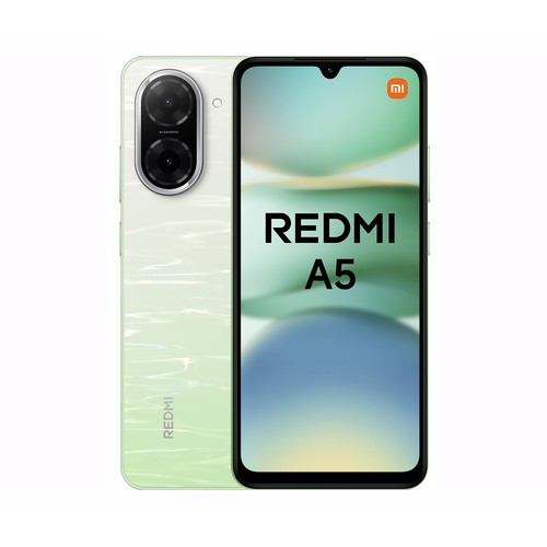 Smartphone XIAOMI Redmi A5 Lake Green, 4G, 128GB + 4GB RAM, pantalla 17,48 cm (6,88")