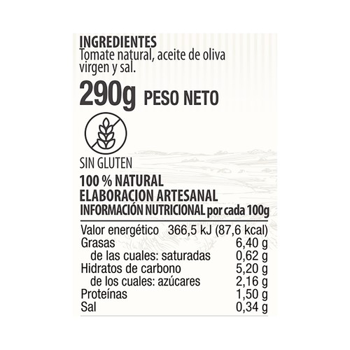 VICASOL Tomate frito 290 g.