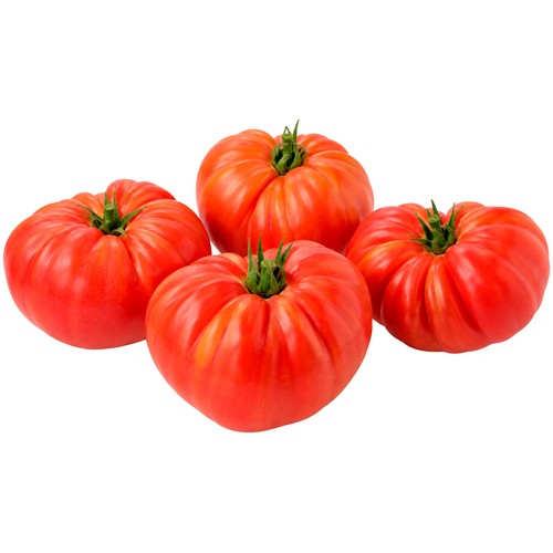 Tomate corazón de buey al peso.