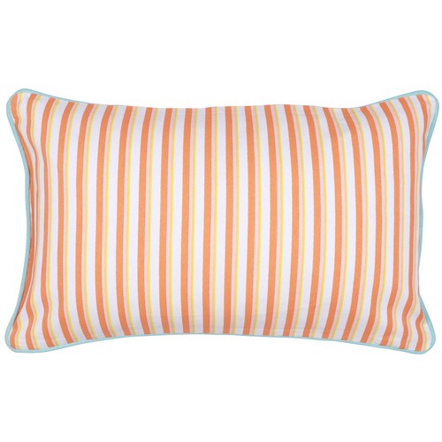 Cojín estampado Ciao Bella rayas 30x50cm 100% algodón poliéster. ACTUEL